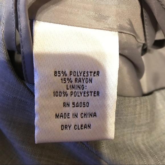 NWOT Jones New York Suit Gray Career Dress Size 6 - Picture 7 of 7